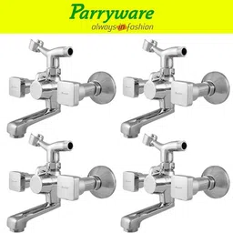 parryware Ritz Wall Mixer with Crutch For hand Shower Provision set of 4 pic 061 Wall Mixer Faucet-picture-29