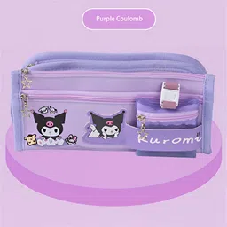 shivom 4 Zip Pouch Kuromi Pencil Case Marker Holder Pencil Bag For Children Women Kids Multi-Compartment Pencil Case for School, Office & Kids’ Desk Organizer Art Polyester Pencil Box-picture-14