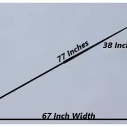 Savsol 77 Inch,4K HD 16:9 Portable Video ALR Grey ScreenFoldable for Home,Office,School Projector Screen (Width 170 cm x 96 cm Height)-picture-10