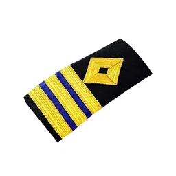 Ocean Kart Professional Epaulettes for Second Engineer Merchant Navy Officer image 1