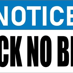 surmul Notice Stick No Bills Sign Board Self Adhesive Multicolor Sunboard 8x4 Inch Emergency Sign-picture-15