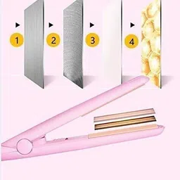 CROMIFY Cromify Mini Hair Straightener, Portable Mini Ceramic Plate Electronic Hair Straightener, ON/OFF button, with Plastic Storage Box (MULTICOLOR, 45w) Mini Hair Straightener, Portable Mini Ceramic Plate Electronic Hair Straightener, ON/OFF button, with Plastic Storage Box (MULTICOLOR, 45w) Hair Straightener image 2