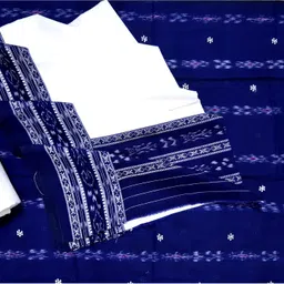 sansiddhi handloom Unstitched Pure Cotton Salwar and Dupatta Material Embroidered image 4