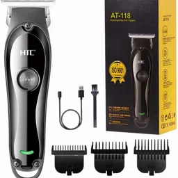 Jdea HTC AT-118 Professionals Design Rechargeable Hair Machine And Trimming-1066 Trimmer 120 min Runtime 5 Length Settings-picture-12