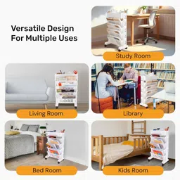 haveu Plastic Open Book Shelf image 3