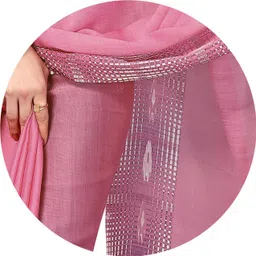 mirchi fashion Printed, Geometric Print Daily Wear Chiffon, Georgette Saree image 5