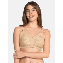 Amante Non Padded Wirefree Magic Support Lace Bra - BRA81901 image 1