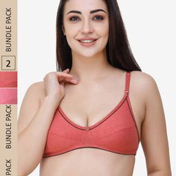 Docare Pack Of 2 Non Padded Cotton All Day Comfort EverydayBra-picture-27