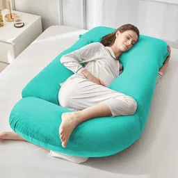 jaipurlinen Microfibre Pregnancy Pillow Pack of 1 Solid "Enjoy full-body comfort and support for a more peaceful pregnancy journey."-picture-33