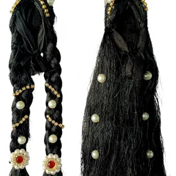 aditya creation Laddu Gopal, Radha Krishan Hair Orignal Shinning Jugal Jodi Baal Deity Ornament-picture-24