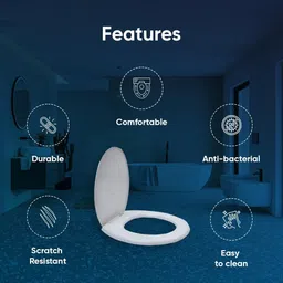 parryware Plastic Toilet Seat Cover image 4