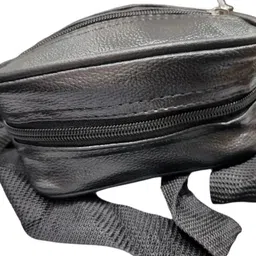 iqra fasion Black Men & Women Sling Bag Sling bag black front D image 3