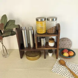 symplify Helene Wooden Kitchen Countertop Organiser image 3