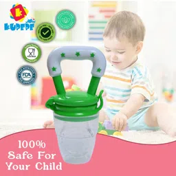 kupepe Newborn Baby Feeding Bottle & Fruit and Juice Feeder with Cover (Pack of 2) Feeder image 5