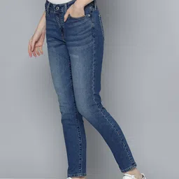 levi's Women Skinny Mid Rise Blue Jeans-picture-11