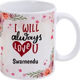 giftuation Swarnendu I Love You / Gift for Couple Ceramic Coffee Mug image 2