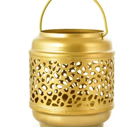 oggn Gold Iron Hanging Lantern image 4