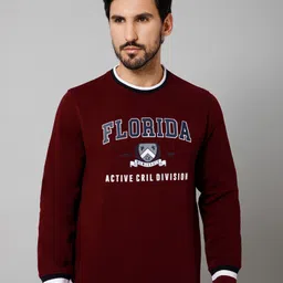 cantabil Men Full Sleeve Printed Sweatshirt image 1
