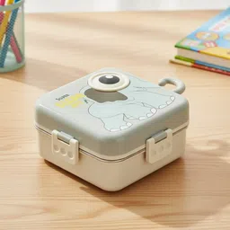 mahira enterprisesss Super Elephant Kids Gray Stainless Steel Lunch Box (1120ml+80ml) 1 Containers Lunch Box-picture-11