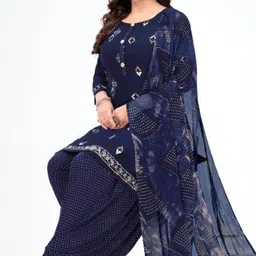 thira Unstitched Crepe Salwar Suit Material Printed-picture-25