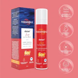 aqualogica Sunscreen - SPF 50 PA++++ Detan+ Dewy Sunscreen with Cherry Tomato & Hyaluronic Acid (Pack of 2) image 3