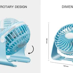 Dp 7609 (RECHARGEABLE PORTABLE USB FAN) 7609 (RECHARGEABLE PORTABLE USB FAN) USB Fan image 4
