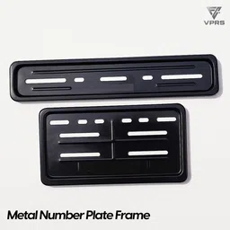 vprs Bike Number Plate metal frame (Standard Size for All Bikes) Bike, Car Number Plate image 1