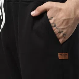 rigo Men Solid Black Track Pants image 5
