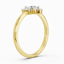 Sparkles Lab Grown Diamond 14kt Yellow Gold ring image 3