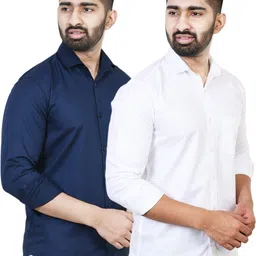 feel high Men Regular Fit Solid Casual Shirt-picture-18