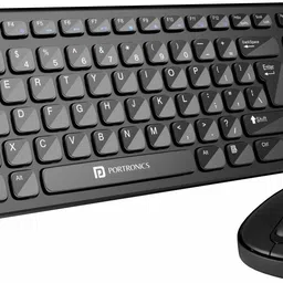 Portronics Key7 Combo Keyboard Mouse Combo Set with 2.4Ghz, 1200 DPI Wireless Standard Laptop Keyboard Compatible with Desktop, Laptop, Mac Key7 Combo-picture-15