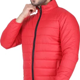 noar Men Solid Puffer Jacket image 5