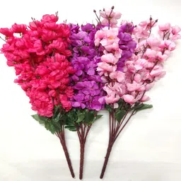 Orchids Artificial Flower Purple, Red, Pink Orchids Artificial Flower-image-2