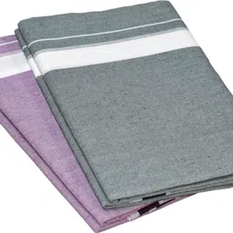 TUNI MANI ICE Cotton 2.0meter Striped Men Dhoti image 1