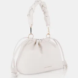 lino perros Women White Hand-held Bag image 5