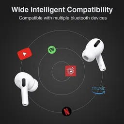 abhi A3 Airbuds Tws |Max Power| HD Sound | BT Earbuds |Mic & Touch Controls Bluetooth Headset image 3