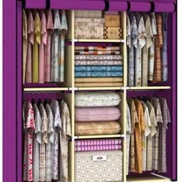 mezire 89130 (8 Shelves) Portable Wardrobe PP Collapsible Wardrobe image 5