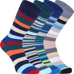 krisoxo Women Striped Calf Length-picture-14