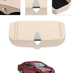 Universal Multiuse Beige New Style Sunglass Holder For Car-99 White Car Sunglass Clip Holder-image-74