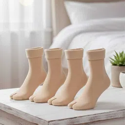 navline Women Solid Mid-Calf/Crew-picture-19