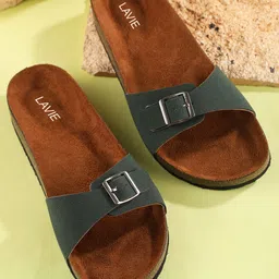 lavie Women Comfort and Adjustable Buckle Straps Premium Stylish Casual Flats Sandal-picture-10