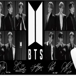 TrendoPrint Bts Printed Mouse Pad For Gaming, Computer, Laptop, PC (BTS_21) Non Slip Base Mousepad-image-3
