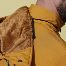 anixa Men Full Sleeve Solid Hooded Sweatshirt image 4