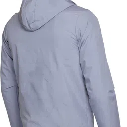 SANHOK Waterproof Polyester Windcheater Hooded Sports Running Travel Sunscreen Jacket Solid Men Wind Cheater image 2