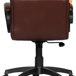 da urban Willard Brown Revolving | Mid Back | Ergonomic | Home & Office | Leatherette Office Executive Chair image 4