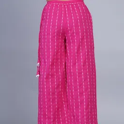 wakshi Women Flared Black Viscose Rayon Trousers image 2