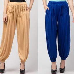 nnifa Solid Viscose Women Harem Pants-picture-14