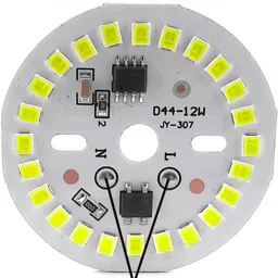 blexo (25p) 9W DOB LED Bulb PCB | Direct 220V AC | Warm White | Driverless Light Board Light Electronic Hobby Kit image 2