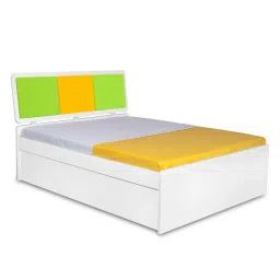 alex daisy Young Kids Bed in Yellow & Green Colour with Hydraulic Storage image 4
