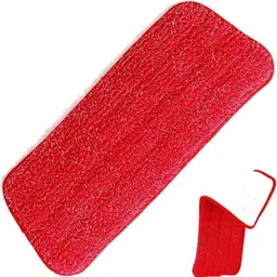 birudmart Microfiber Spray Mop Replacement Head Pads - Set of 2 Wet and Dry Microfiber Cleaning Cloth image 4